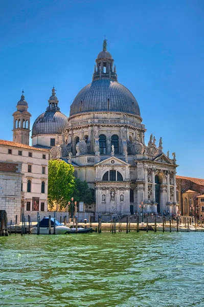 Bazilika Santa Maria Della Salute Venedik Talya Hdr — Stok fotoğraf