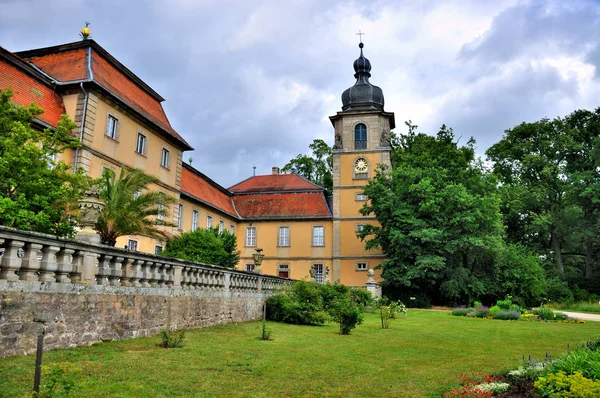 Schloss Fasanarie Fulda Hessen Almanya Yaz Parkı Doğa — Stok fotoğraf