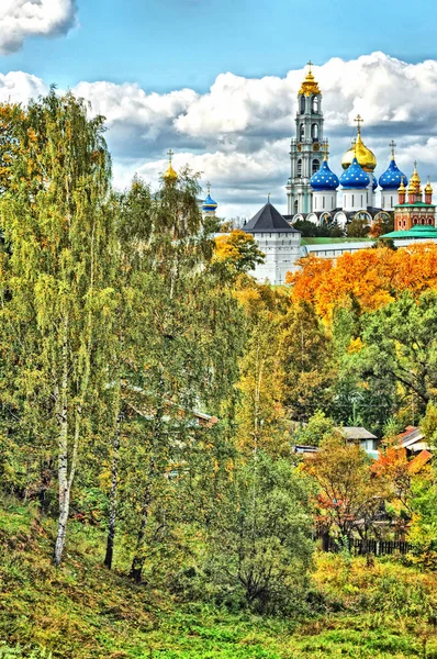 Lavra Trinity Sergiev Monastery Hdr Sergiev Posad Moscow Region Russia — Stock Photo, Image