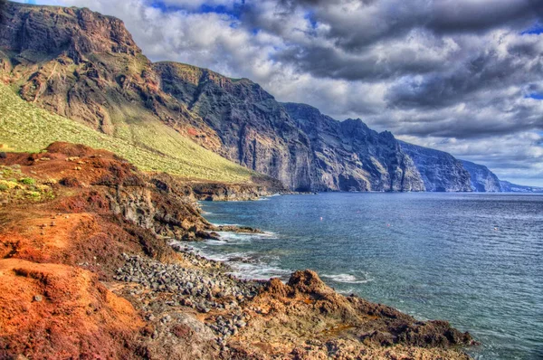 Rocks North West Coast Tenerife Punto Teno Lighthouse Canarian Islands — Stock Photo, Image