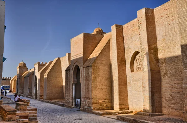 Kairouan Tunísia Oct 2014 Antiga Grande Mesquita Outubro 2014 Kairouan — Fotografia de Stock
