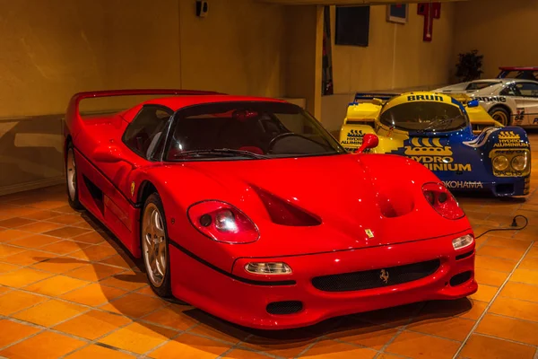 Монако Июнь 2017 Красный Ferrari F50 1995 Года Музее Коллекции — стоковое фото