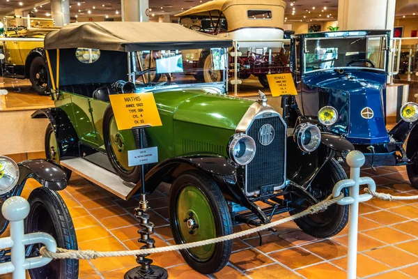 モナコ トップ車コレクション博物館のフォンヴィエイユ モナコ 2017年 マティス Sba 1922 — ストック写真