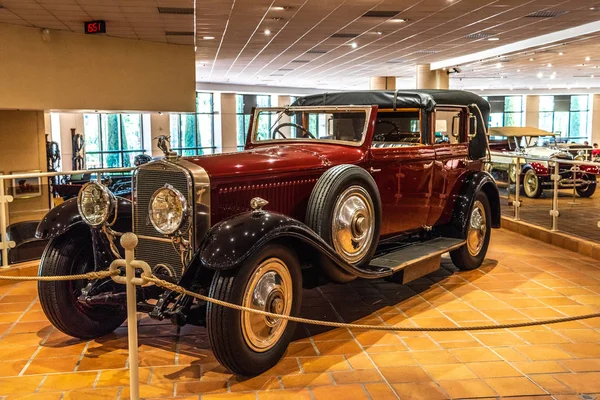 Fontvieille Monaco Juni 2017 Maroon Hispano Suiza H6B 1928 Monaco — Stockfoto