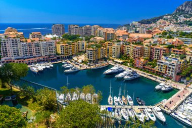 Ev ve otel, Fontvielle, Monte-Carlo, M çevre bay yatlar