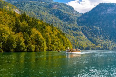 Schoenau Koenigssee elektrikli tekne, Konigsee, Berchtesgaden