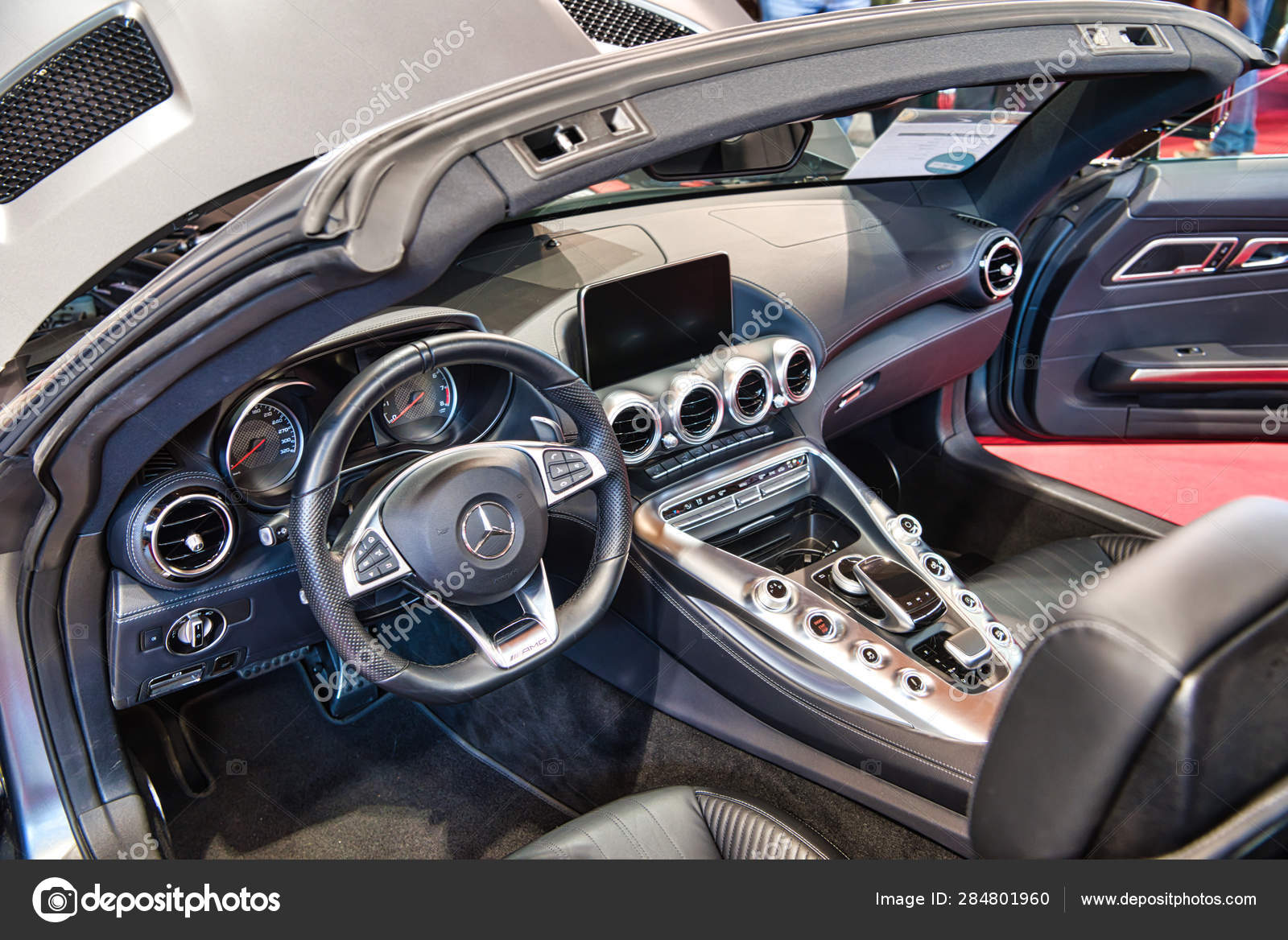 Friedrichshafen May 2019 Interior Of Silver Carbon