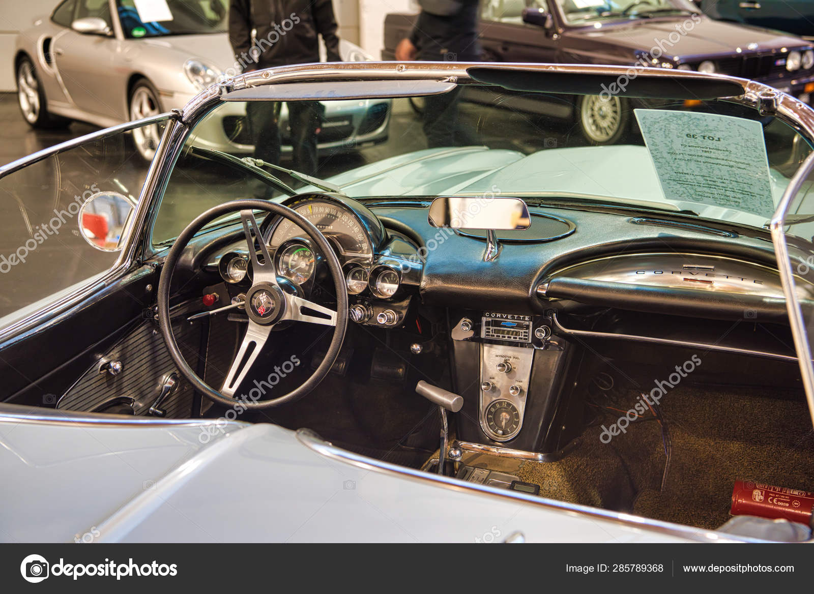 Friedrichshafen May 2019 Interior Of Silver Chevrolet