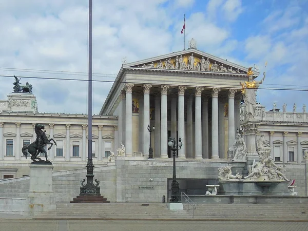 Austrian Parliament Building Wien Austria — Stock Photo, Image