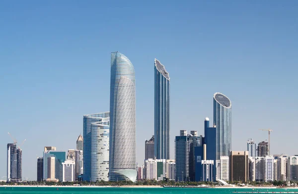 Abu Dhabi Skyline Uae — Stock Photo, Image