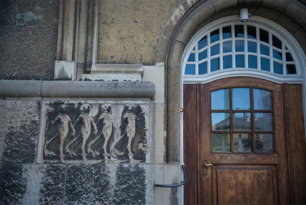 Vista Vicino Della Struttura Della Costruzione Della Città Copenhagen Denmark — Foto stock gratuita