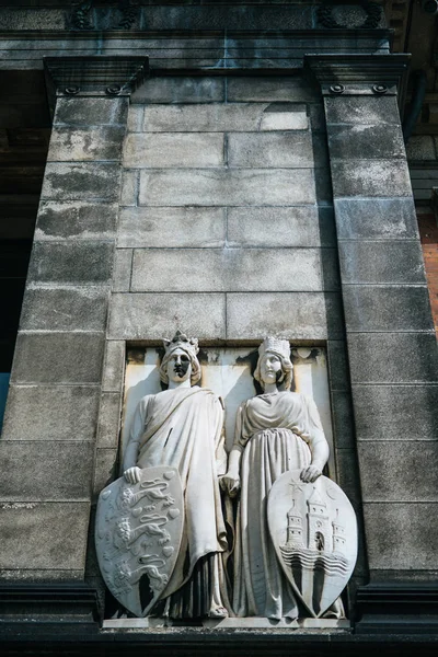 Escena urbana con el hermoso museo de arte Ny Carlsberg Glyptotek en copenhagen, denmark - foto de stock