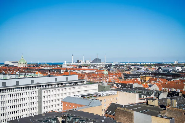 Stadtbild der schönen Architektur der Stadt Kopenhagen, Dänemark — Stockfoto
