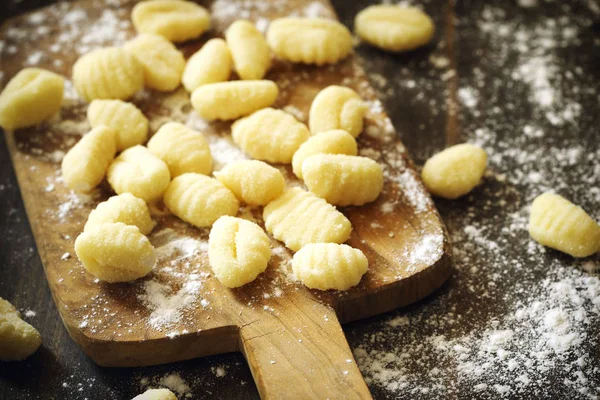 Gnocchi Patate Fatti Casa Crudi — Foto Stock