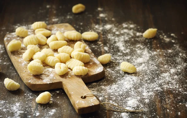 Gnocchi Patata Casero Sin Cocer —  Fotos de Stock