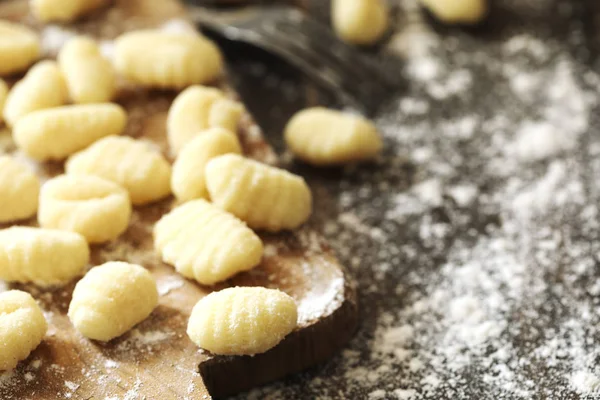 Ongekookt Homemade Aardappel Gnocchi — Stockfoto