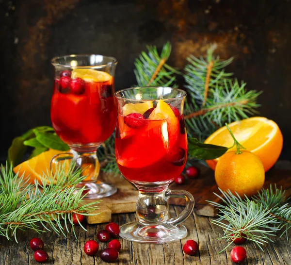 Cranberry Orange Drink — Stock Photo, Image