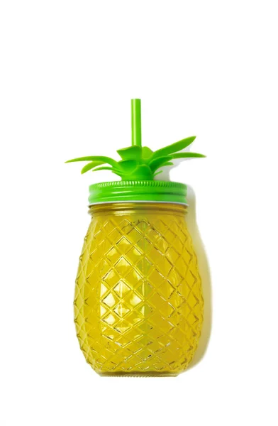 Jugo de piña en botella — Foto de Stock