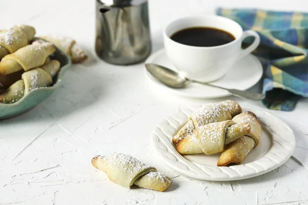 Rugelach with chocolate filling — Stock Photo, Image