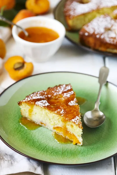 Apricot pie — Stock Photo, Image