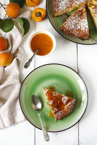 Apricot pie — Stock Photo, Image