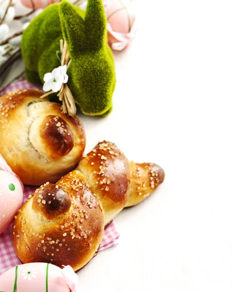 Bollos de conejo de Pascua — Foto de Stock