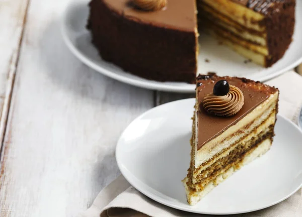 Piece Tiramisu Cake — Stock Photo, Image