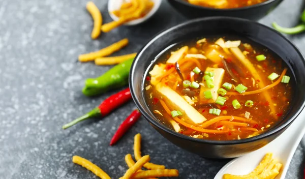 Hot and Sour Soup — Stock Photo, Image