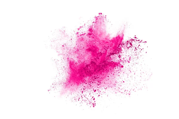 Abstrato Rosa Salpicado Fundo Congelar Movimento Cor Explodindo Jogando Cor — Fotografia de Stock