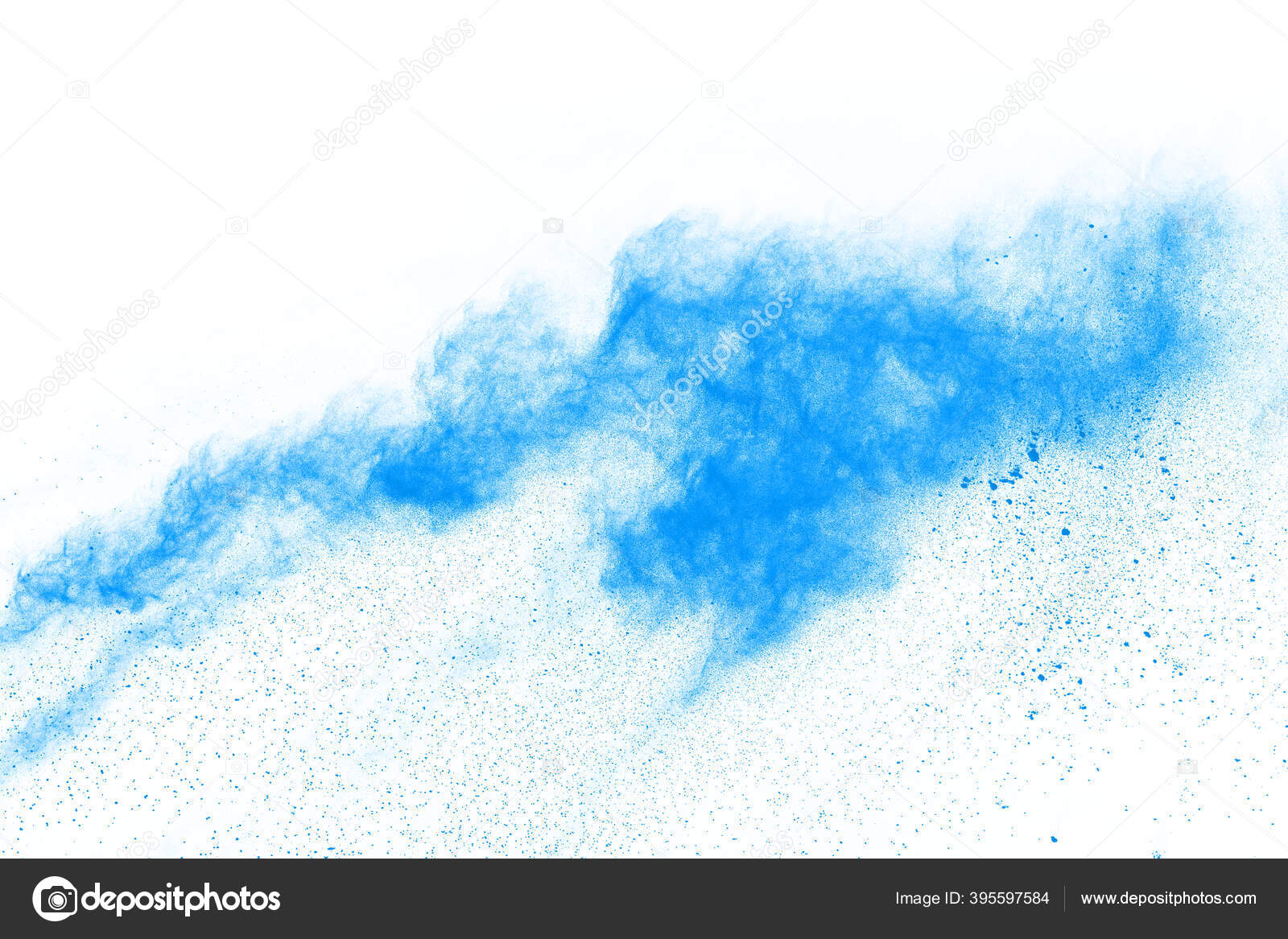 Blått Pulver Eksplosjon Hvit Bakgrunn Farget Sky Fargerik Støv Eksploderer  – stockillustrasjon © Kengssr_2017@hotmail.com #395597584, image size:1600x1167