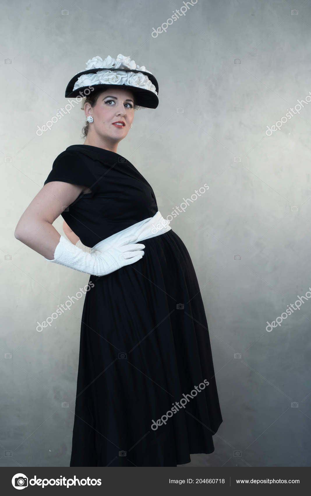 black dress hat