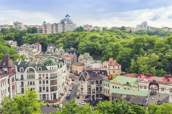 Kyjev Ukrajina Května 2018 Nová Elitní Kyjev Čtvrtletí Fotografie Ukazuje — Stock fotografie