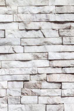 doku ve arka plan beyaz mermer tuğla duvar 