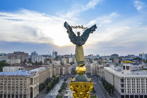 Kiev Ukrayna Haziran 2018 Kiev Ukrayna Bağımsızlık Anıtı Ukrayna Nın — Stok fotoğraf
