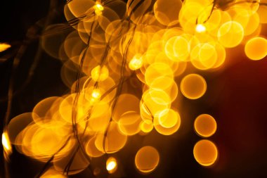 Soyut Bokeh bulanık sarı ışık arka plan kullanabilirsiniz