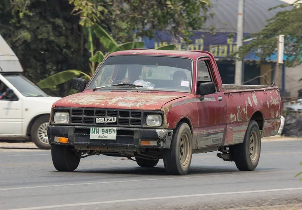 Chiang Mai Tailandia Abril 2018 Private Isuzu Old Pickup Car —  Fotos de Stock