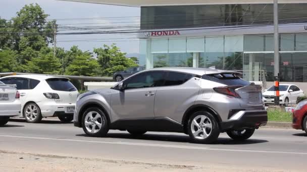 Chiang Mai Thailand May 2018 New Toyota Chr Subcompact Crossover — Stock Video