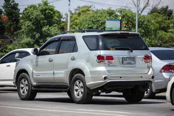 Chiang Mai Thailand May 2018 Private Toyota Fortuner Suv Car — Stock Photo, Image