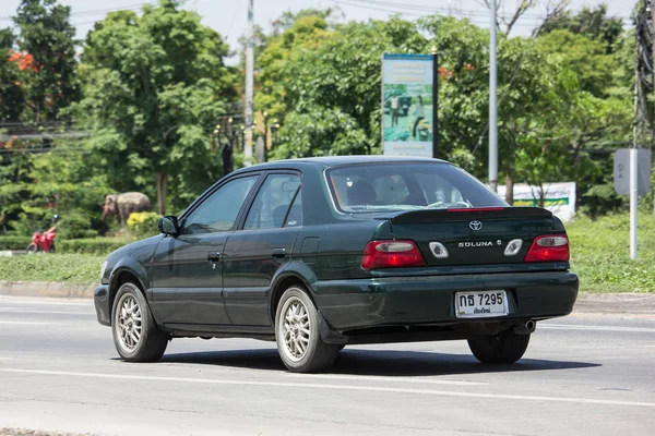 Chiang Mai Tailandia Mayo 2018 Coche Privado Toyota Soluna Vios — Foto de Stock
