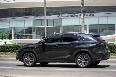 Chiang Mai, Tayland - 21 Mayıs 2018: Özel araba Mini cooper. Yol no.1001 Chiangmai iş alanı 8 km.