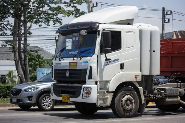 Chiang Mai Thailand Maio 2018 Caminhão Sino Grupo Sdk Transporte — Fotografia de Stock