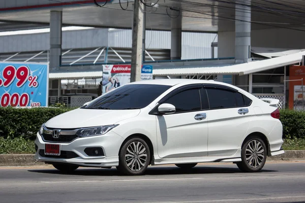 Chiang Mai Tailandia Mayo 2018 Coche Privado Honda City Compact — Foto de Stock