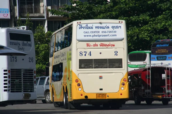 Chiang Mai Thailand Setembro 2011 Bus Phetprasert Tour Company Foto — Fotografia de Stock