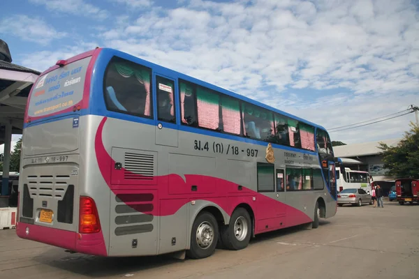 Chiang Mai Thailand September 2011 Bus Transport Government Company Photo — Stock Photo, Image