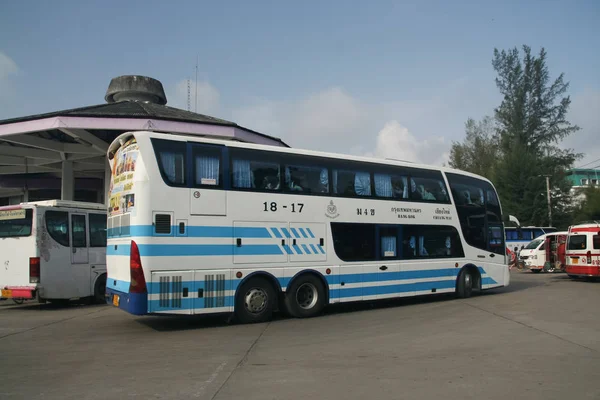 Chiang Mai Thailand Oktober 2011 Buss Sombattour Företag Foto Chiangmai — Stockfoto