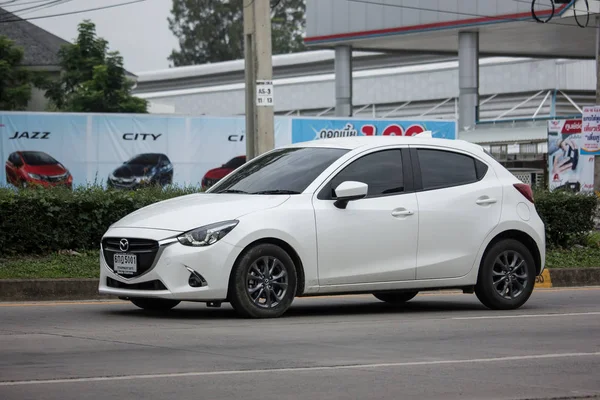 Chiang Mai Tailandia Junio 2018 Coche Ecológico Privado Mazda Carretera — Foto de Stock