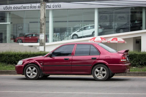 Chiang Mai Thaïlande Juin 2018 Voiture Privée Honda City Compact — Photo