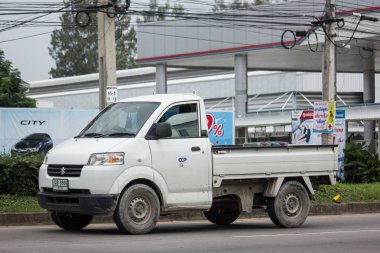 Chiang Mai, Tayland - 17 Haziran 2018: Özel Suzuki Carry al araba. Fotoğraf Road'da yok 121 hakkında 8 km şehir merkezine Chiangmai Tayland.