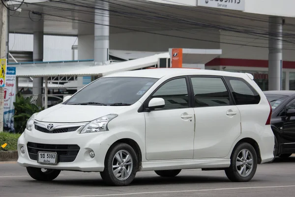 Chiang Mai Tajlandia Czerwca 2018 Prywatne Avanza Toyota Samochód Mini — Zdjęcie stockowe