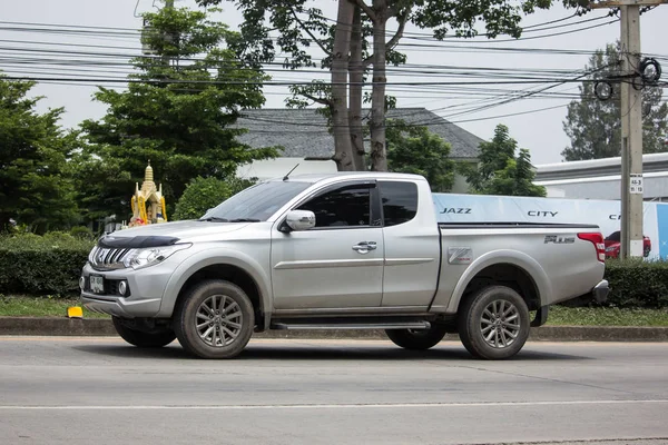 Chiang Mai Thailand Junho 2018 Carro Particular Mitsubishi Triton Pickup — Fotografia de Stock